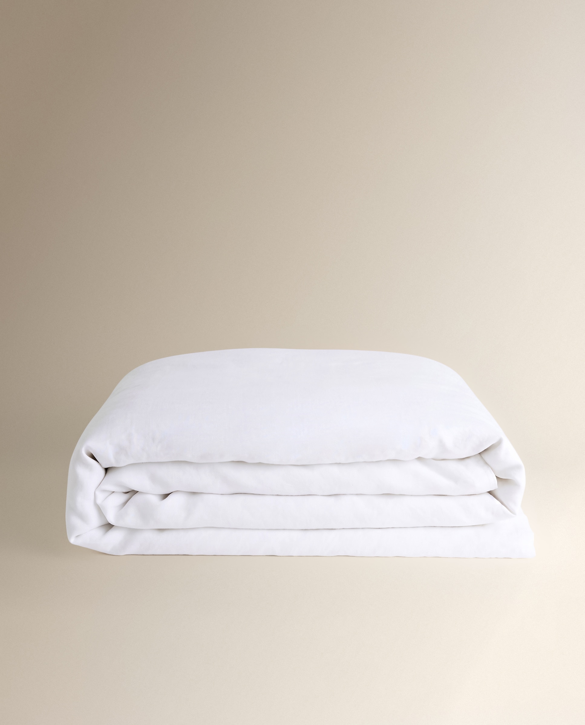 Funda nórdica Lino - Blanco Cama 180 cm Blanco-7