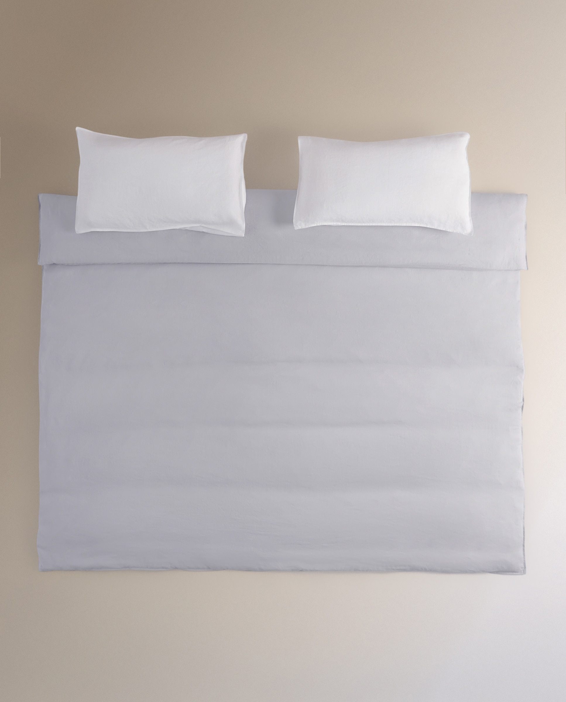 Funda nórdica Lino - Gris Cama 180 cm Gris-2