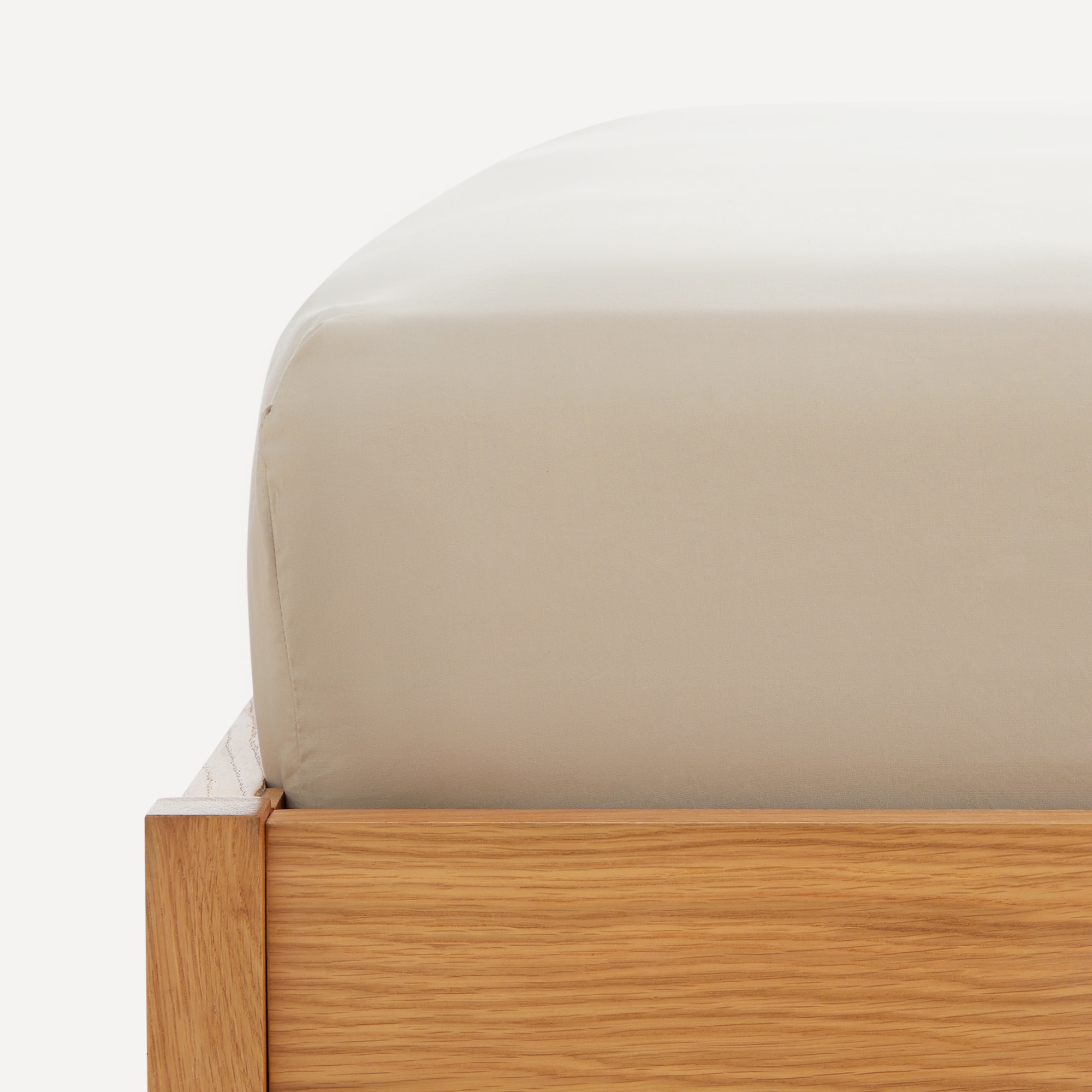 Imagen 0 de Sábana bajera ajustable algodón Percal Esencial 180 hilos platabanda 35 cm El Corte Inglés