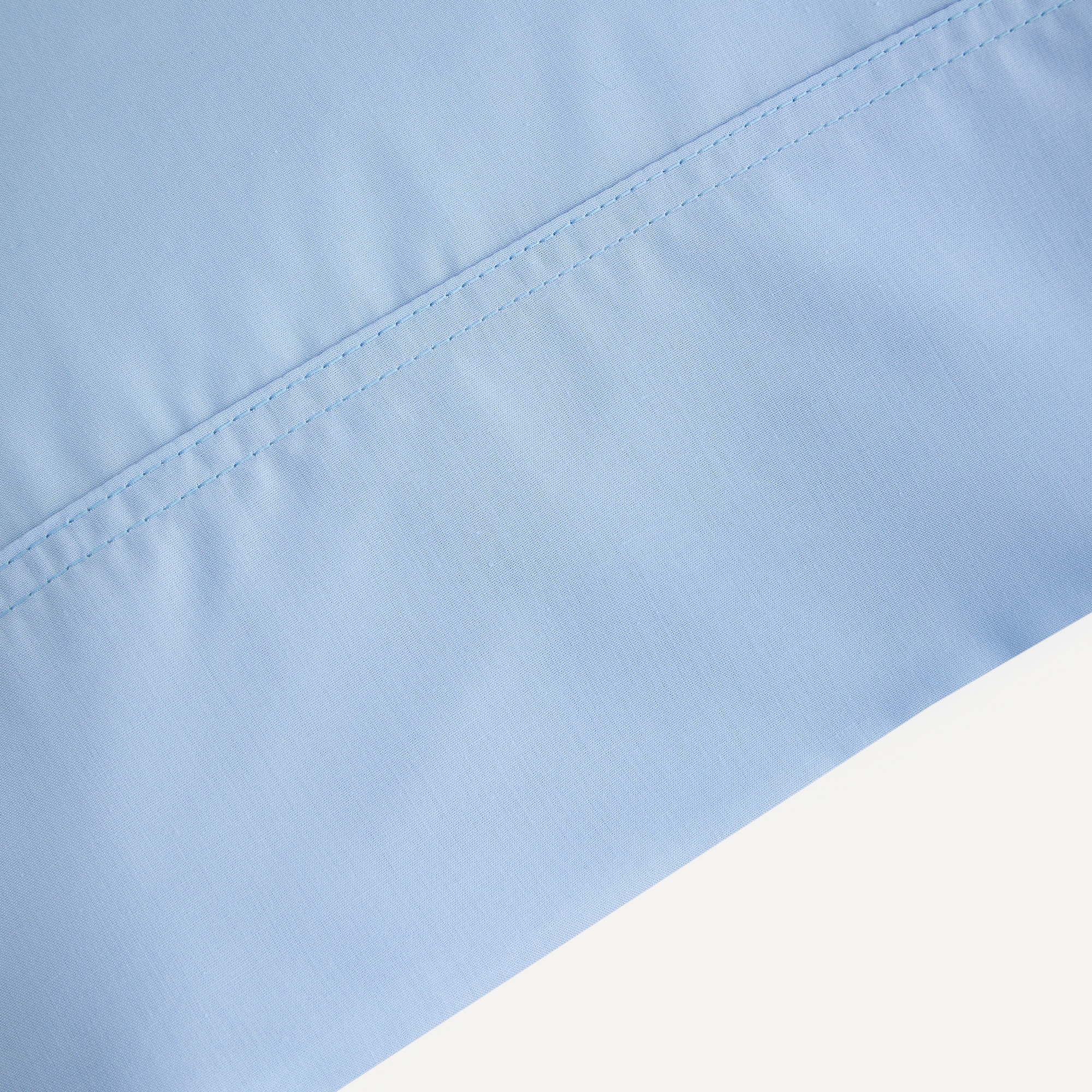 Funda de almohada algodón Percal Esencial 180 hilos El Corte Inglés. Azul-2