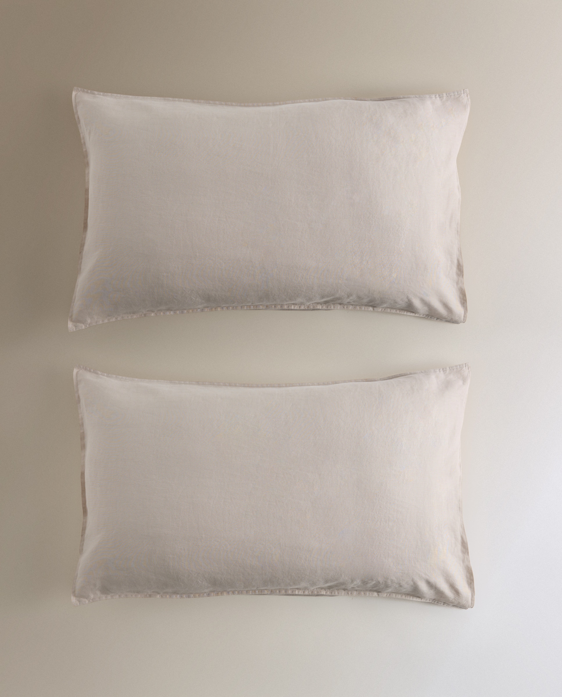 Juego de 2 fundas de almohada - Lino 45 x 75 cm Lino-2