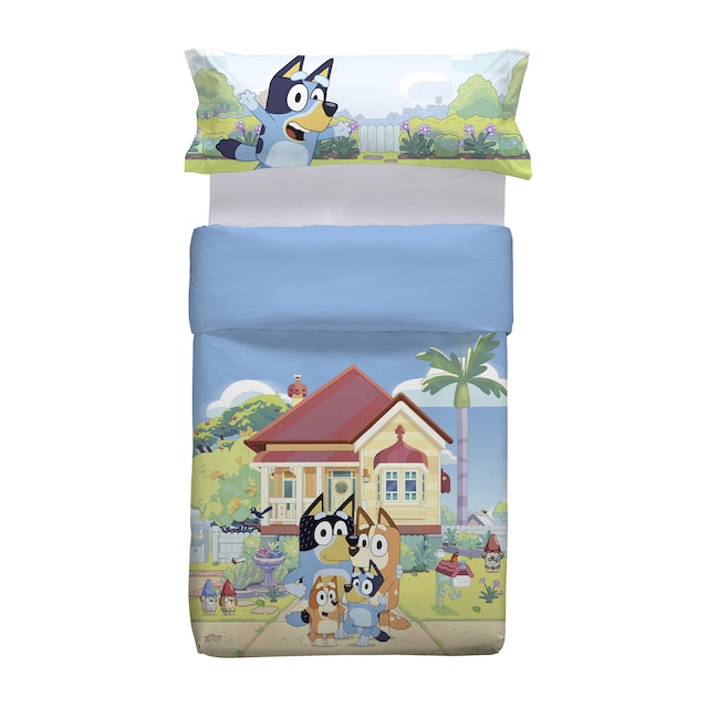 Imagen 0 de Juego de funda nórdica algodón Bluey Familia BBC