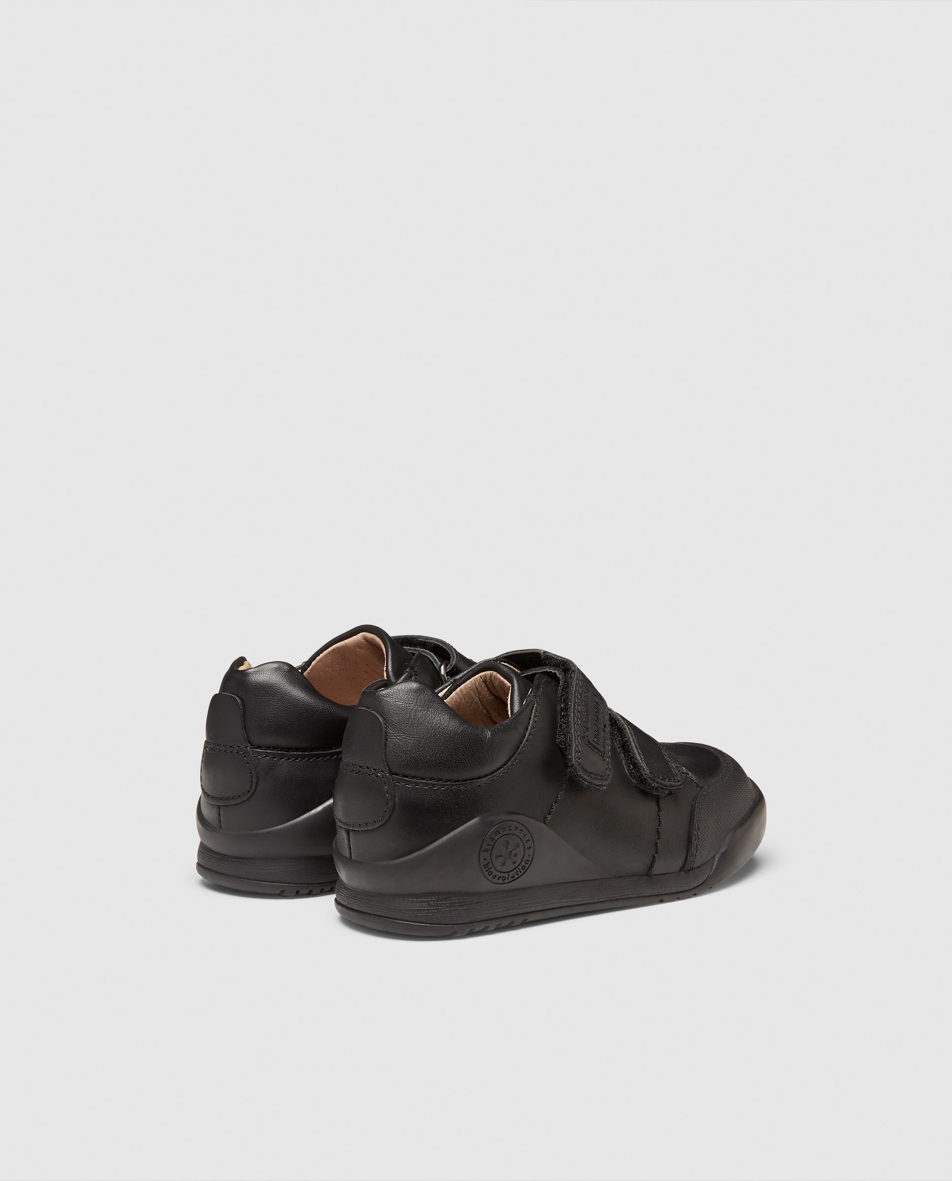 Sapatos infantis castanhos com fecho aderente duplo Biomecanics Castanho-3
