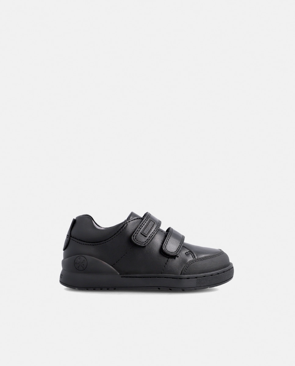 Imagem 0 de Sapatos pretos com fecho aderente