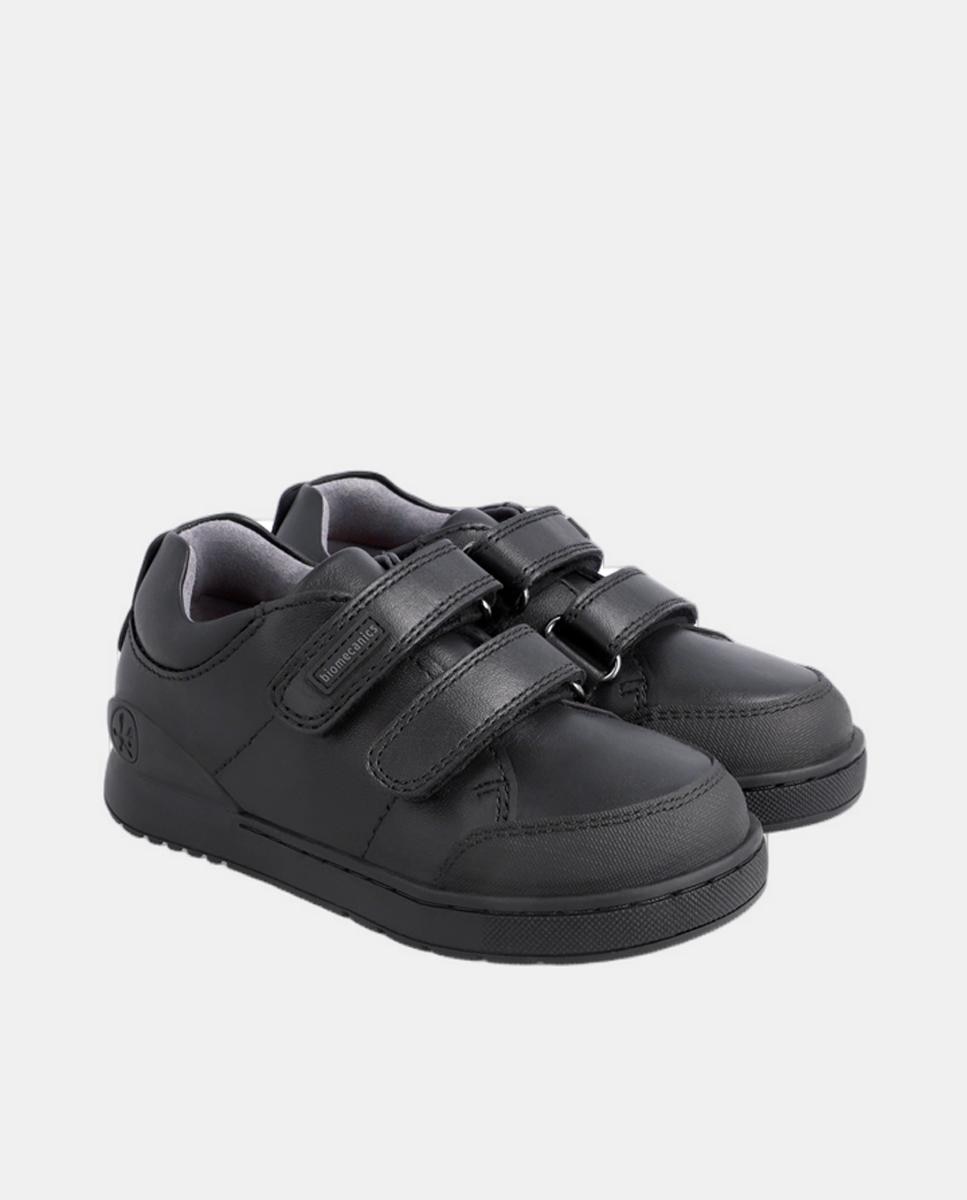 Sapatos pretos com fecho aderente Biomecanics Preto-2