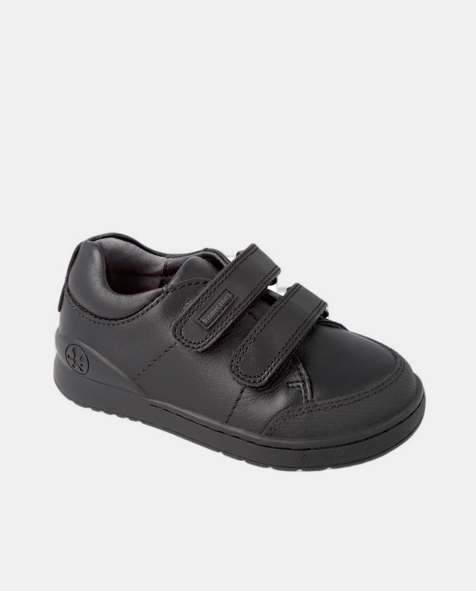 Sapatos pretos com fecho aderente Biomecanics Preto-4