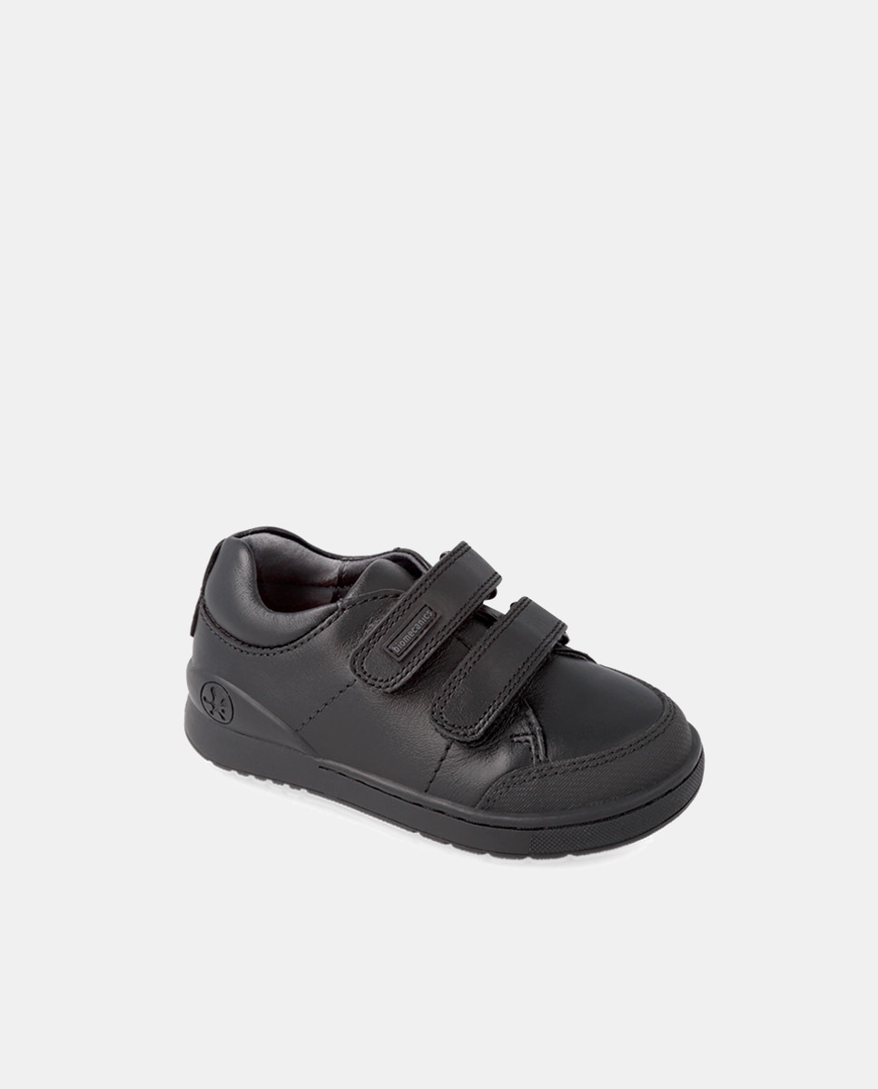 Sapatos pretos com fecho aderente Biomecanics Preto-6