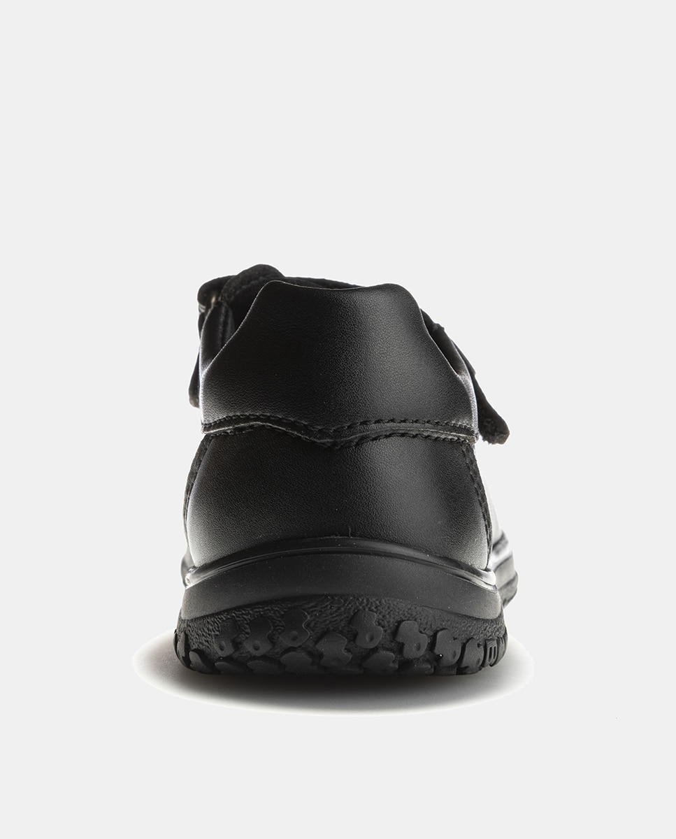 Zapatillas de niño tipo casco bajas con cierre adherente y elásticos - Pablosky - Negro Negro-3