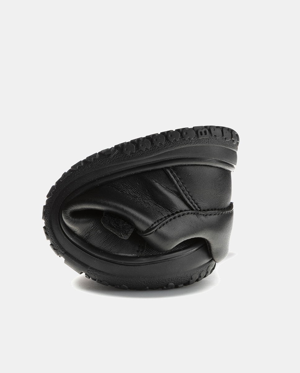 Zapatillas de niño tipo casco bajas con cierre adherente y elásticos - Pablosky - Negro Negro-5