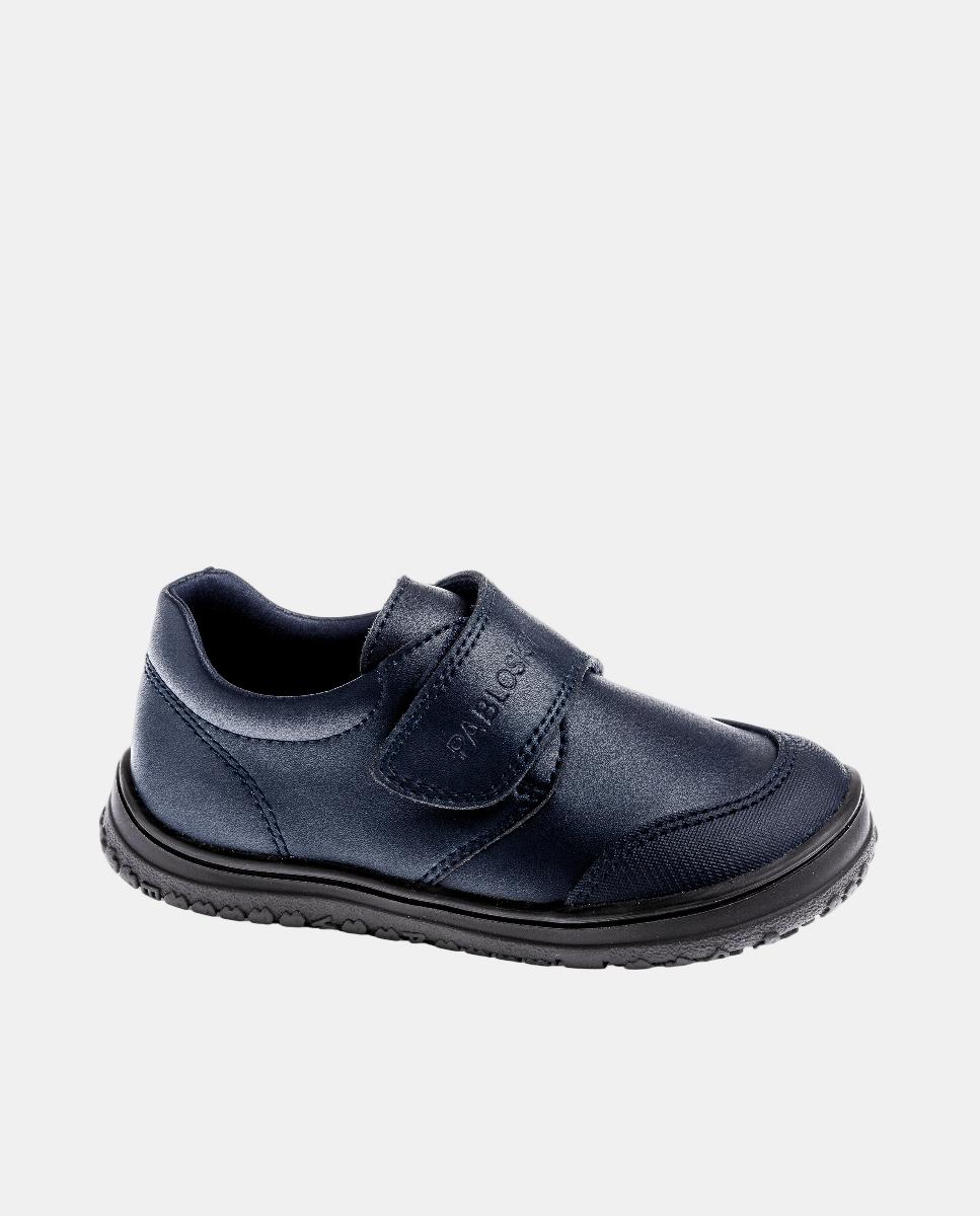 Imagem 0 de Mocassins em Pele com Fecho Aderente para Uniforme Escolar