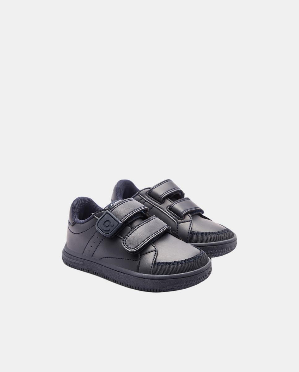 Zapatillas Barefoot de niño con tira adherente - Conguitos - Azul marino Azul marino-2