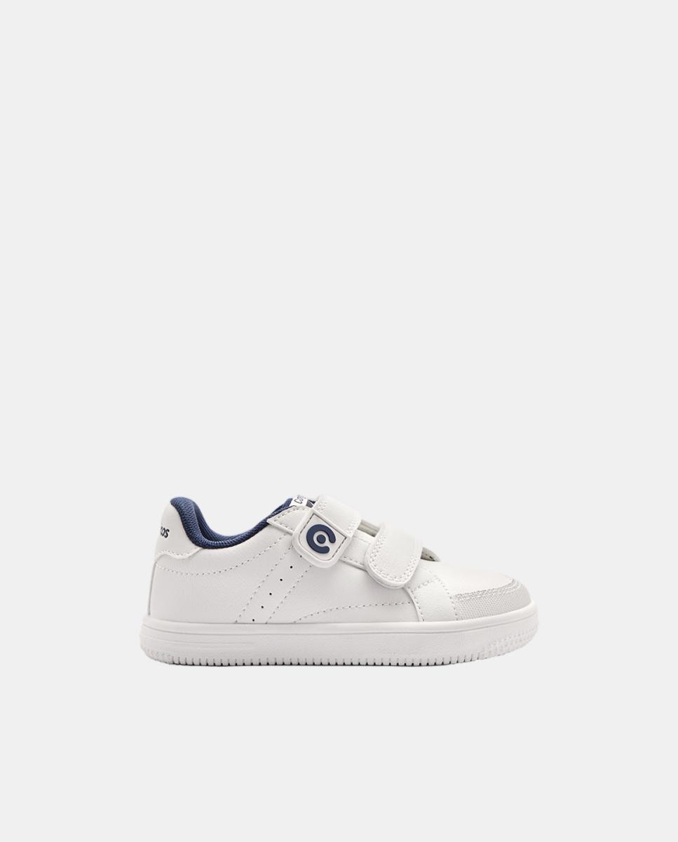 Sapatilhas Barefoot com Tira Aderente Branco-1