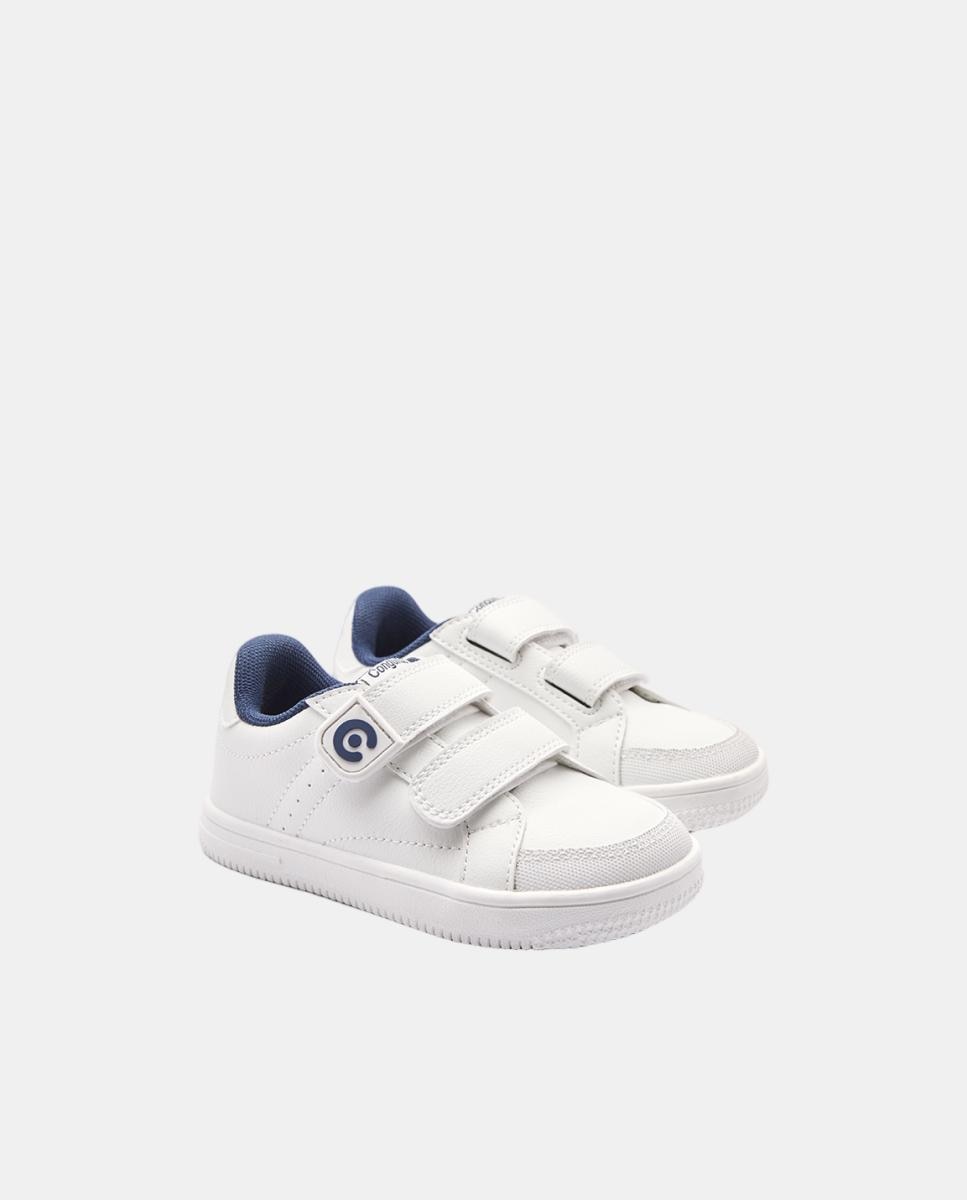 Sapatilhas Barefoot com Tira Aderente Branco-4