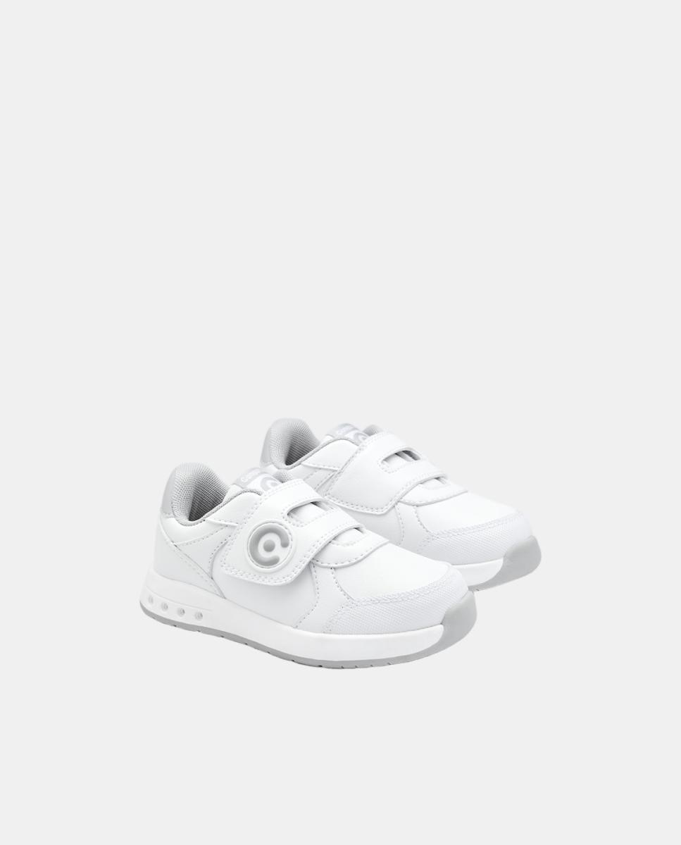 Sapatilhas Barefoot com Tira Aderente Branco-4