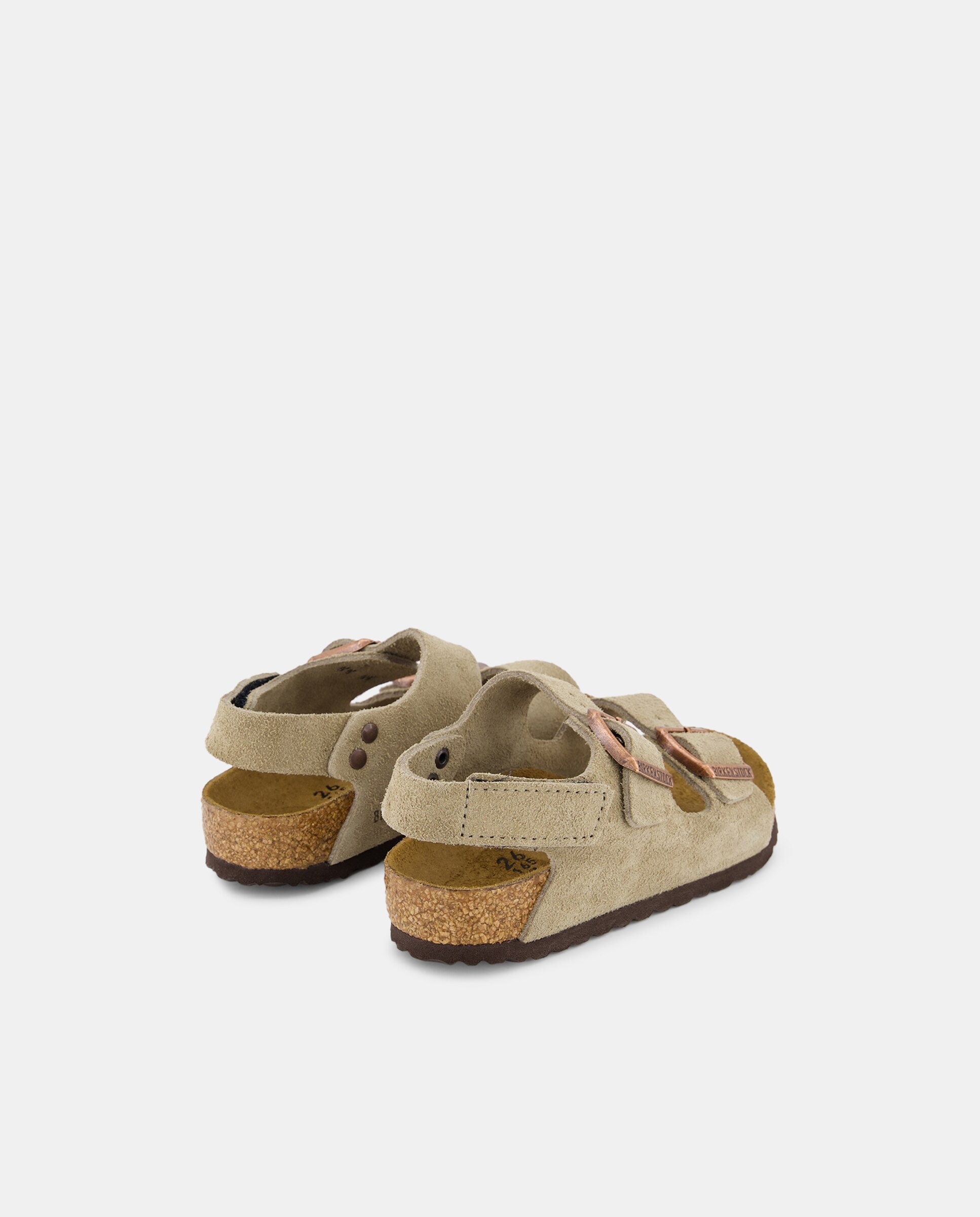 Sandálias Abertas Milano HL em Camurça Birkenstock Taupe-3