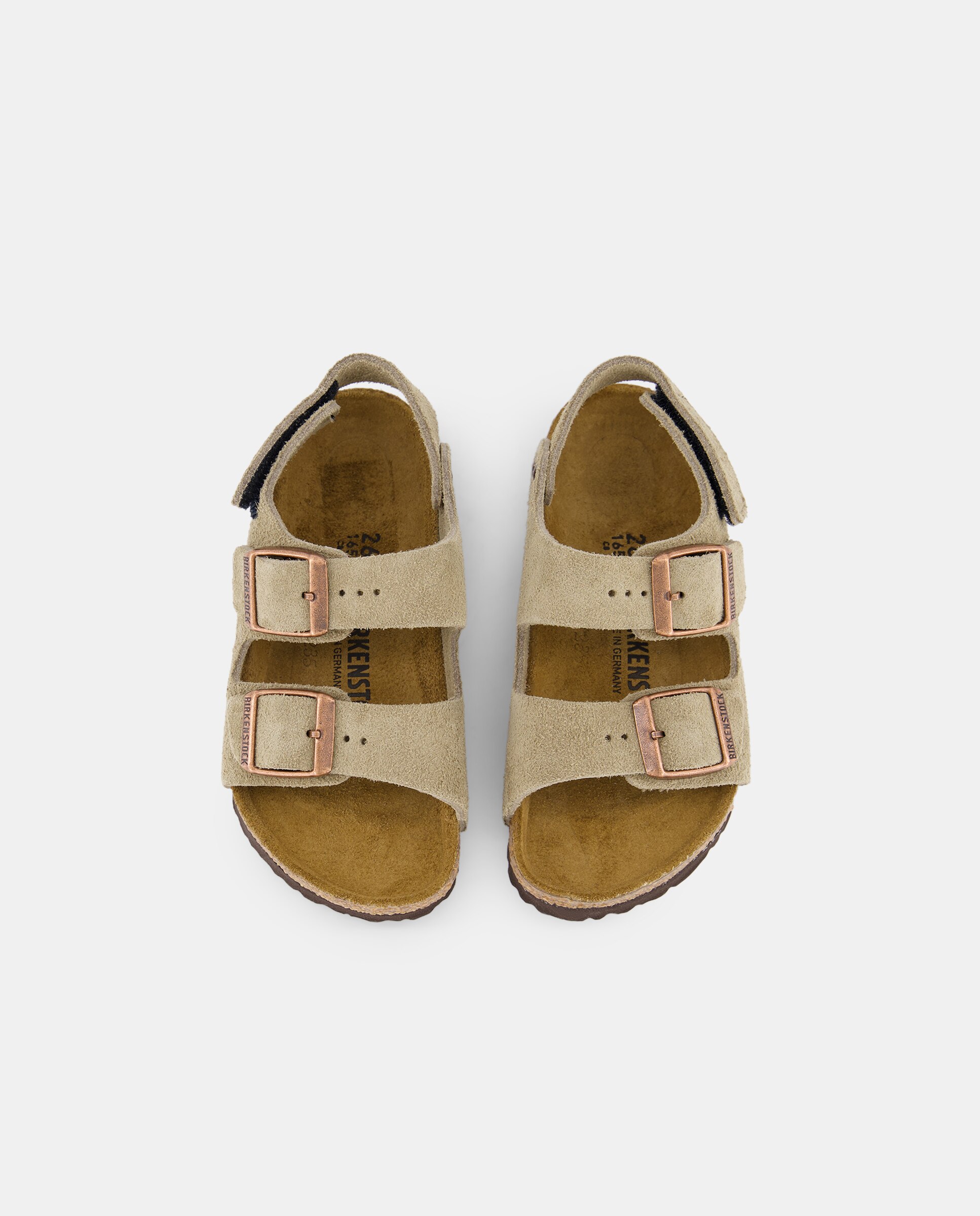 Sandálias Abertas Milano HL em Camurça Birkenstock Taupe-4