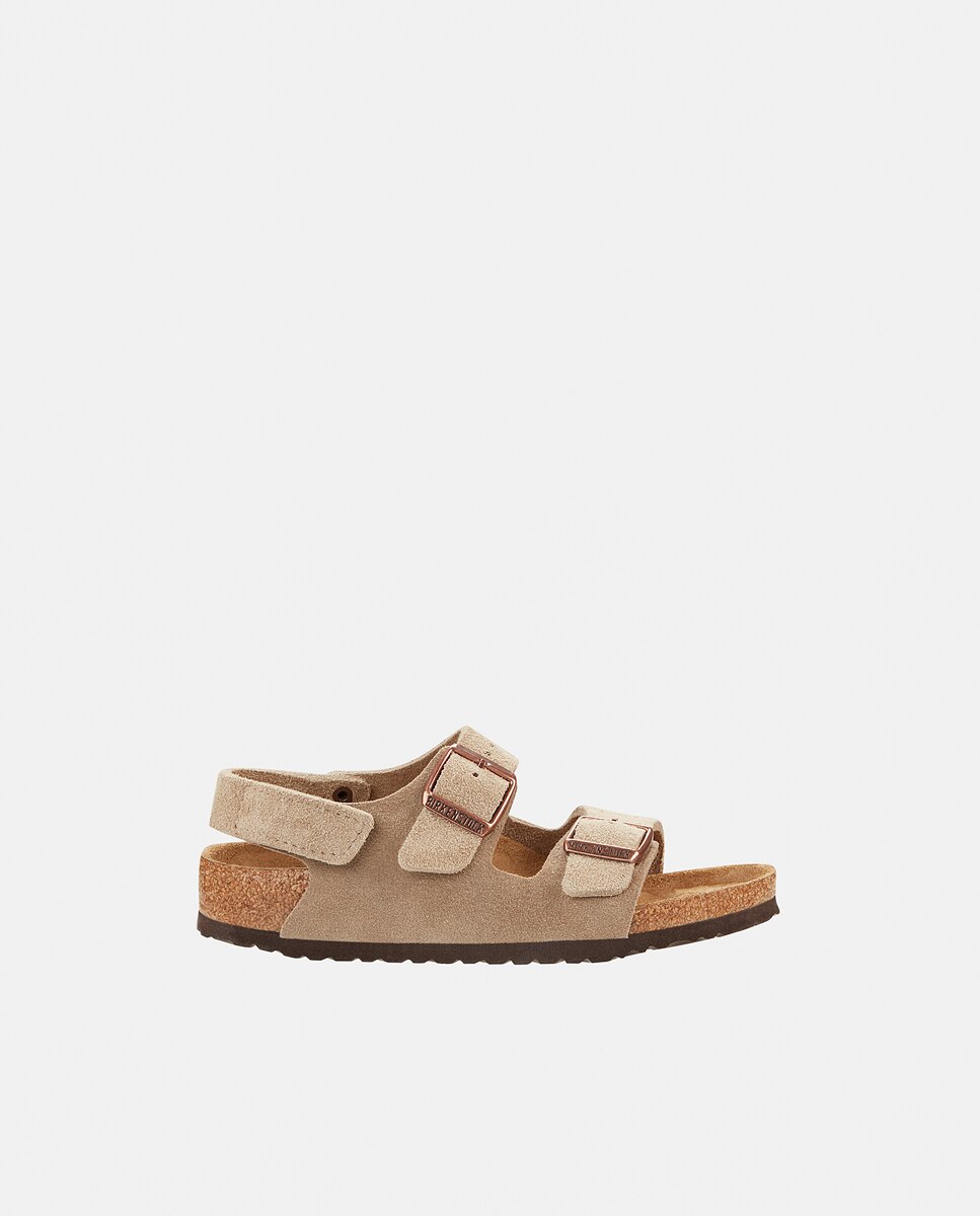 Sandálias Abertas Milano HL em Camurça Birkenstock Taupe-6