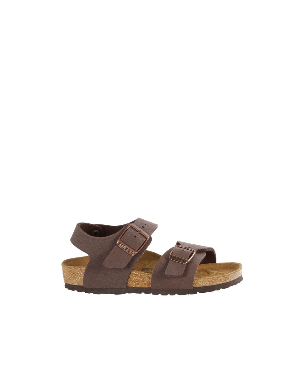 Imagem 0 de Sandálias de menino Birkenstock castanhas com dupla fivela