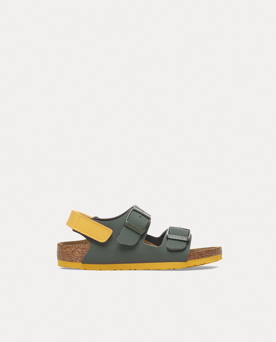 Imagem 0 de Sandálias Milano KIDS Birko com Flor e Sola em Contraste