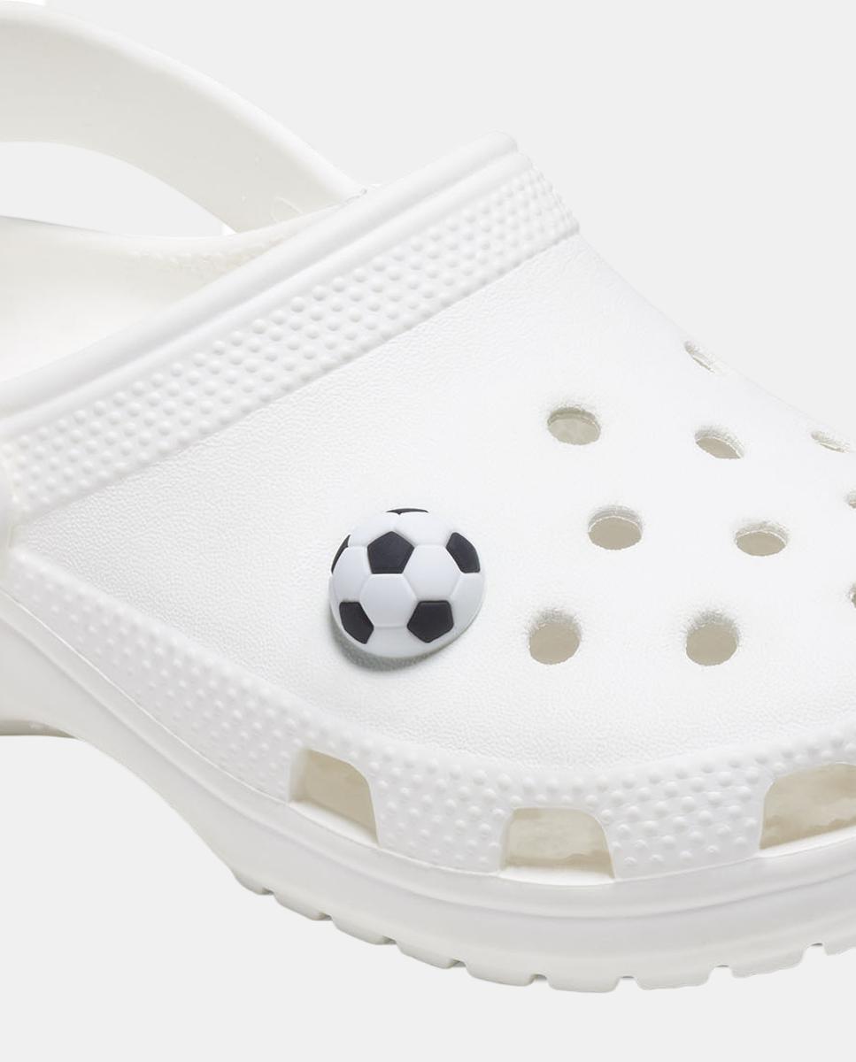 Jibbitz Textured Soccer Ball Crocs Branco-2