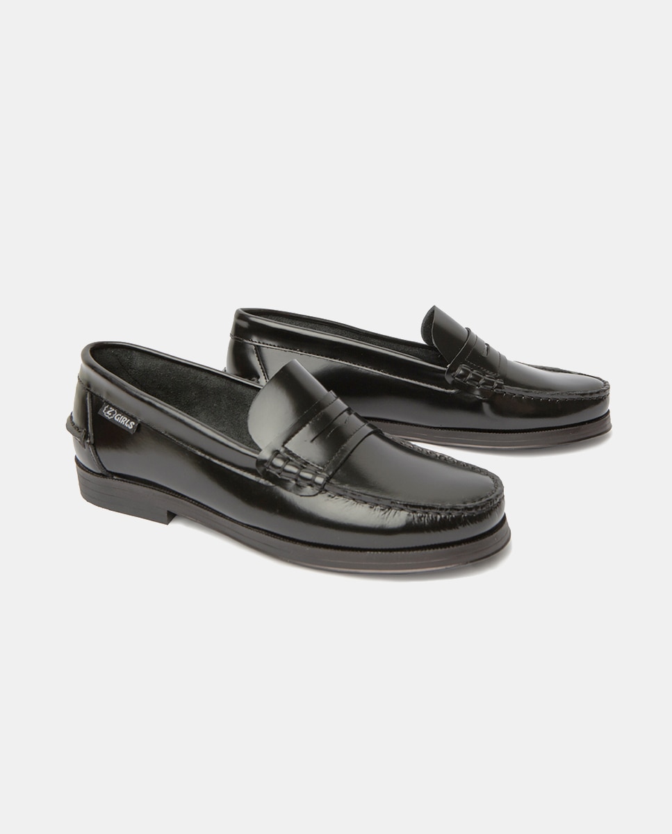 Mocassins Escolares - Azul-Marinho ZGirls Preto-3