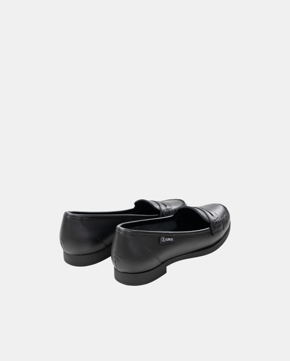Mocassins Escolares em Napa Preto-2
