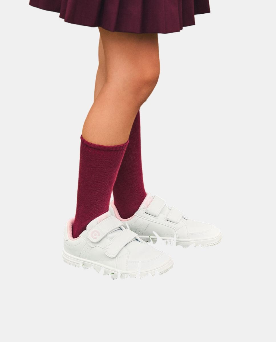 Zapatillas Barefoot de niño con tira adherente - Conguitos - Blanco Blanco-5