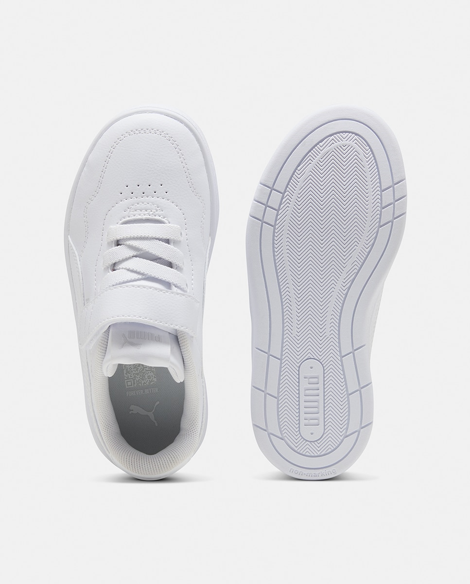 Sapatilhas Casual de Criança Court Lally AC+ PS Puma Branco-3