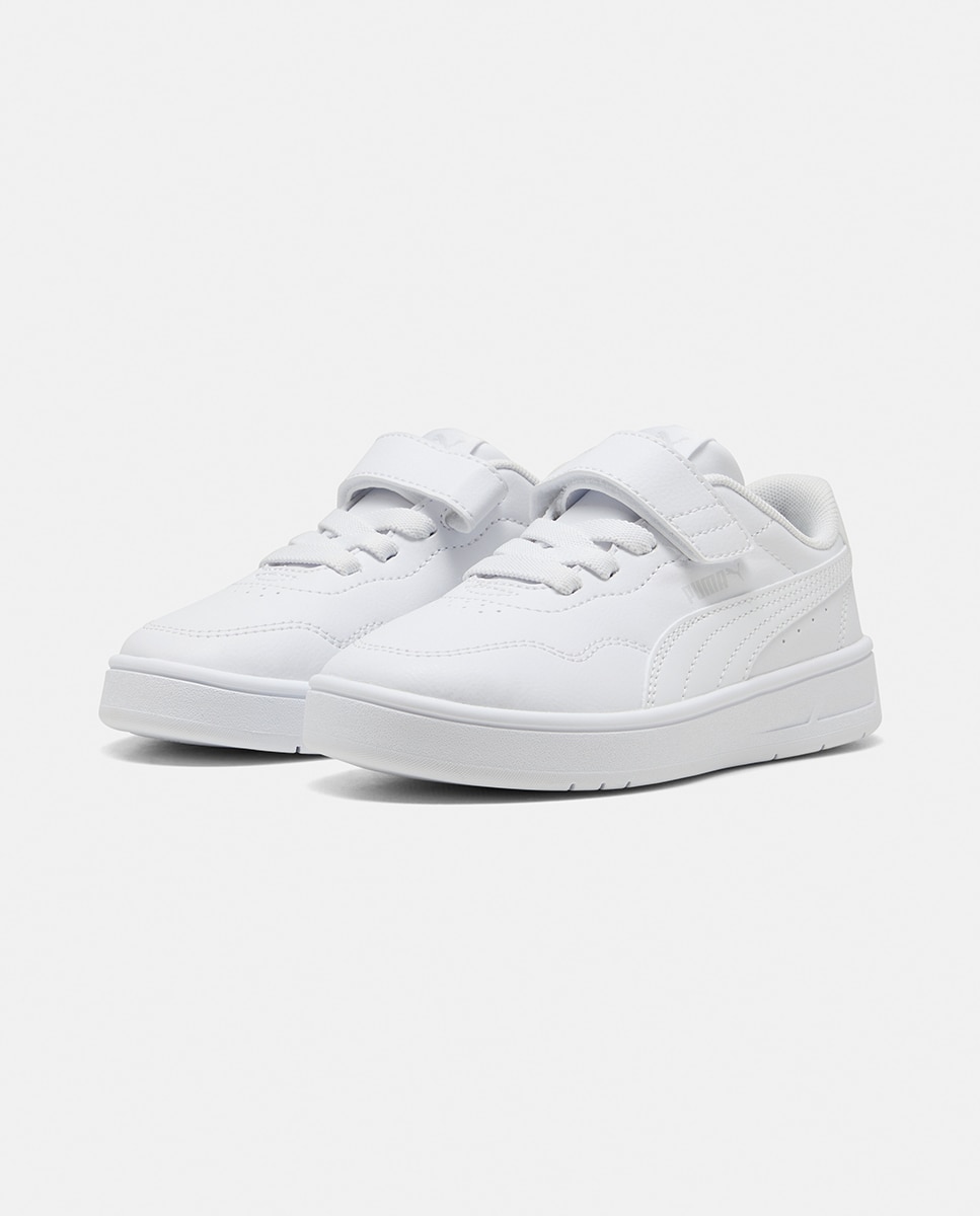 Sapatilhas Casual de Criança Court Lally AC+ PS Puma Branco-6