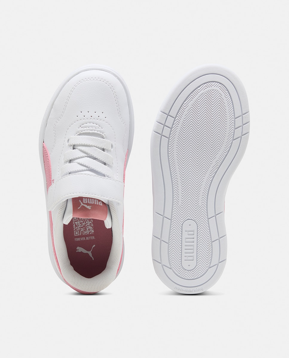 Sapatilhas Casual de Criança Court Lally AC+ PS Puma Branco-3