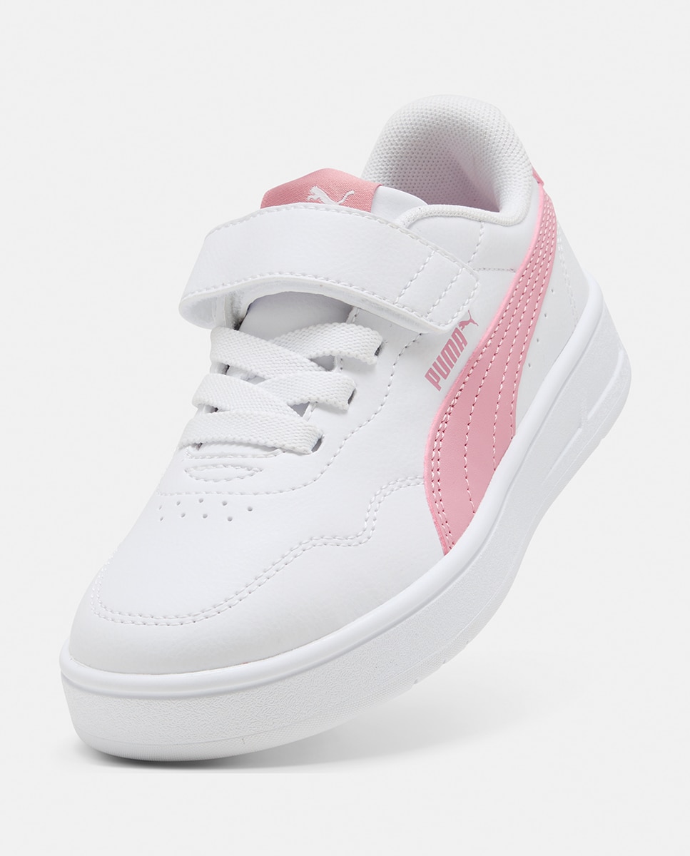 Sapatilhas Casual de Criança Court Lally AC+ PS Puma Branco-4