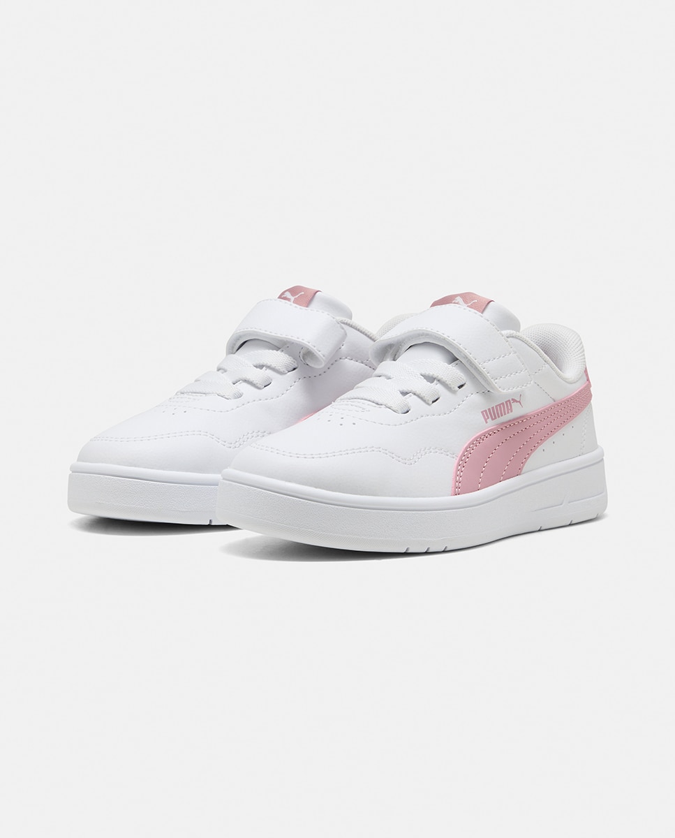 Sapatilhas Casual de Criança Court Lally AC+ PS Puma Branco-6