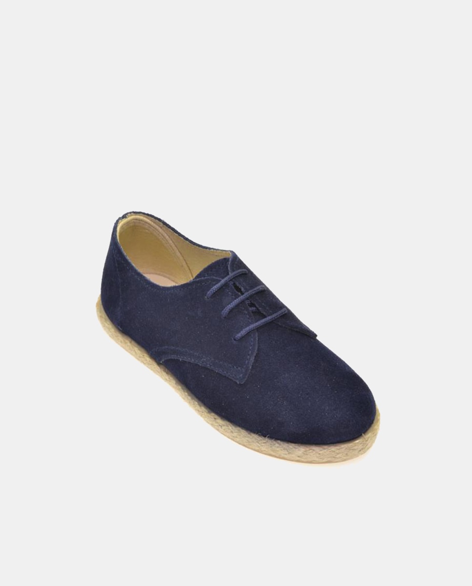 Bluchers em Croute com Juta Azul-marinho-1