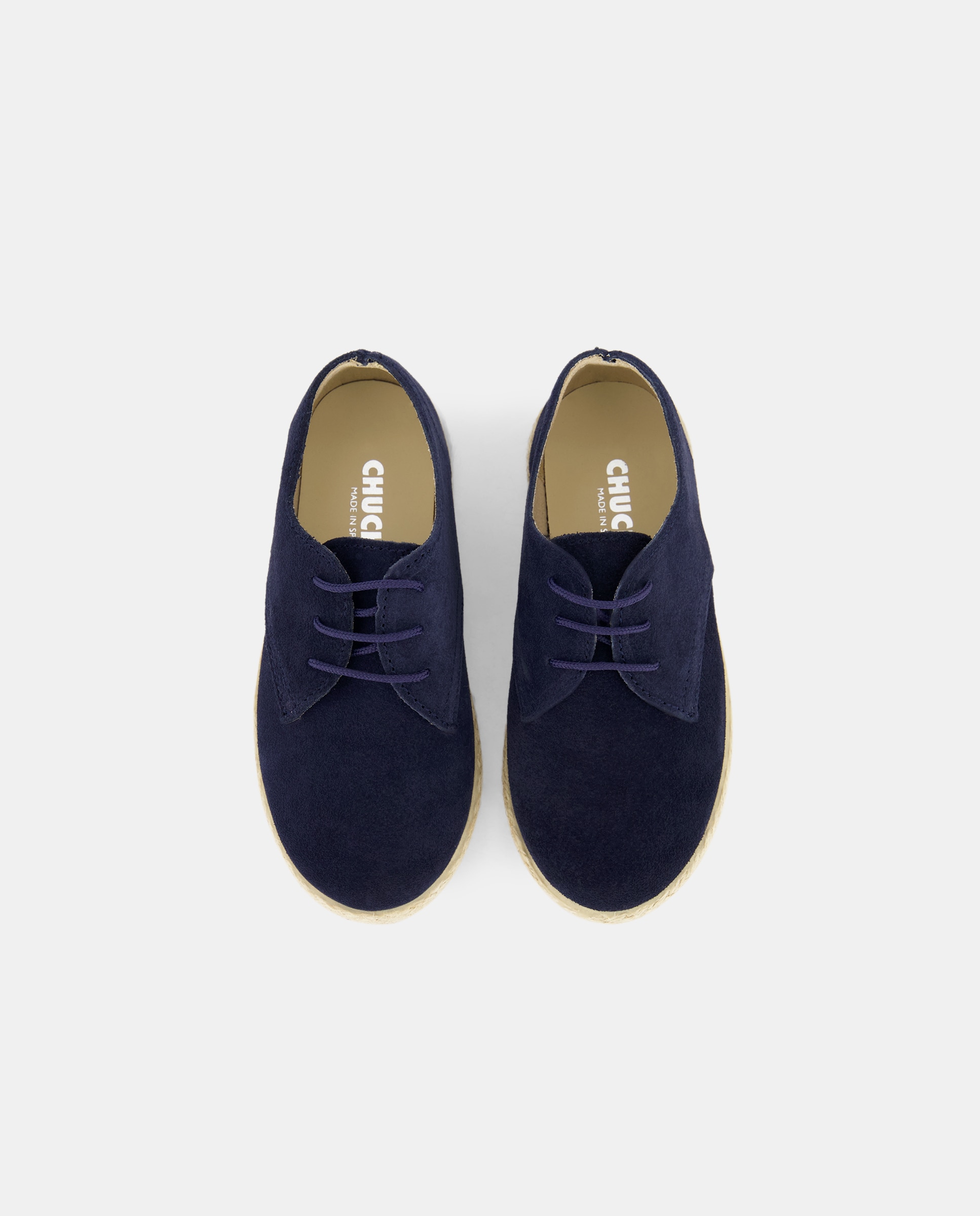 Bluchers em Croute com Juta Azul-marinho-4