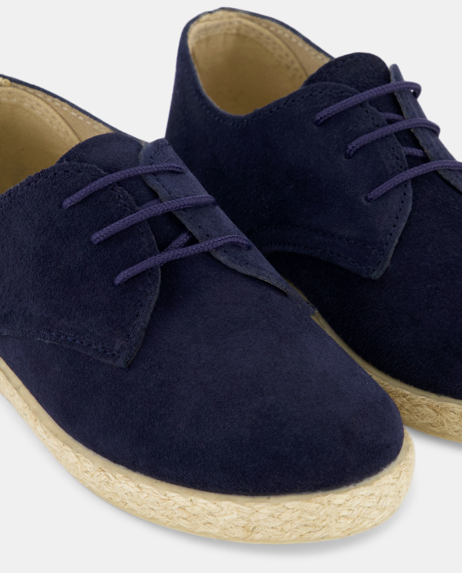 Bluchers em Croute com Juta Azul-marinho-5