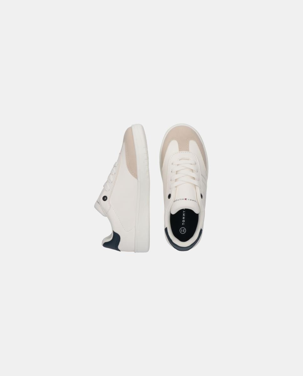 Sapatilhas de Atacadores com Biqueira em Croute Tommy Hilfiger Branco-3