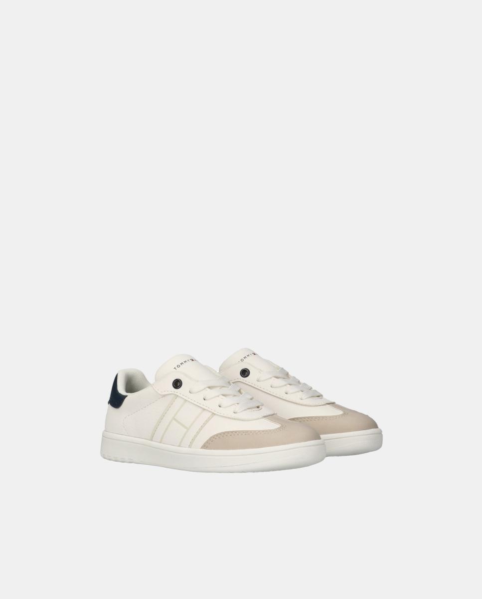 Sapatilhas de Atacadores com Biqueira em Croute Tommy Hilfiger Branco-5