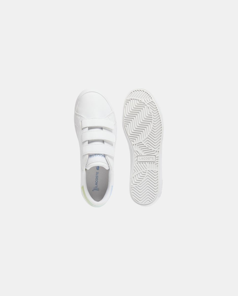 Sapatos Desportivos Powercourt de Criança com Degradé Lacoste Branco-4