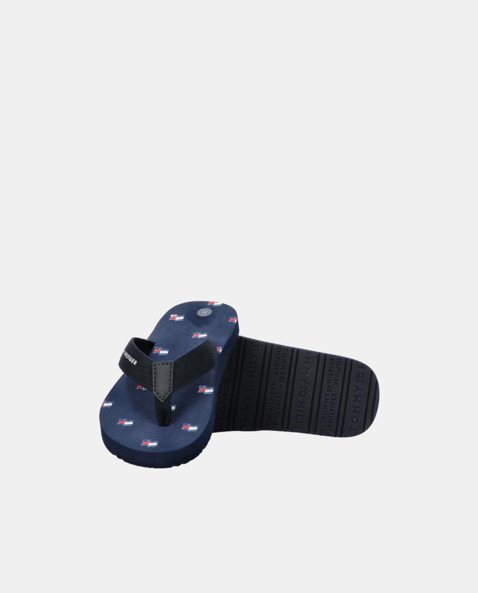 Chinelos de Banho Estampados Tommy Hilfiger Azul-marinho-3