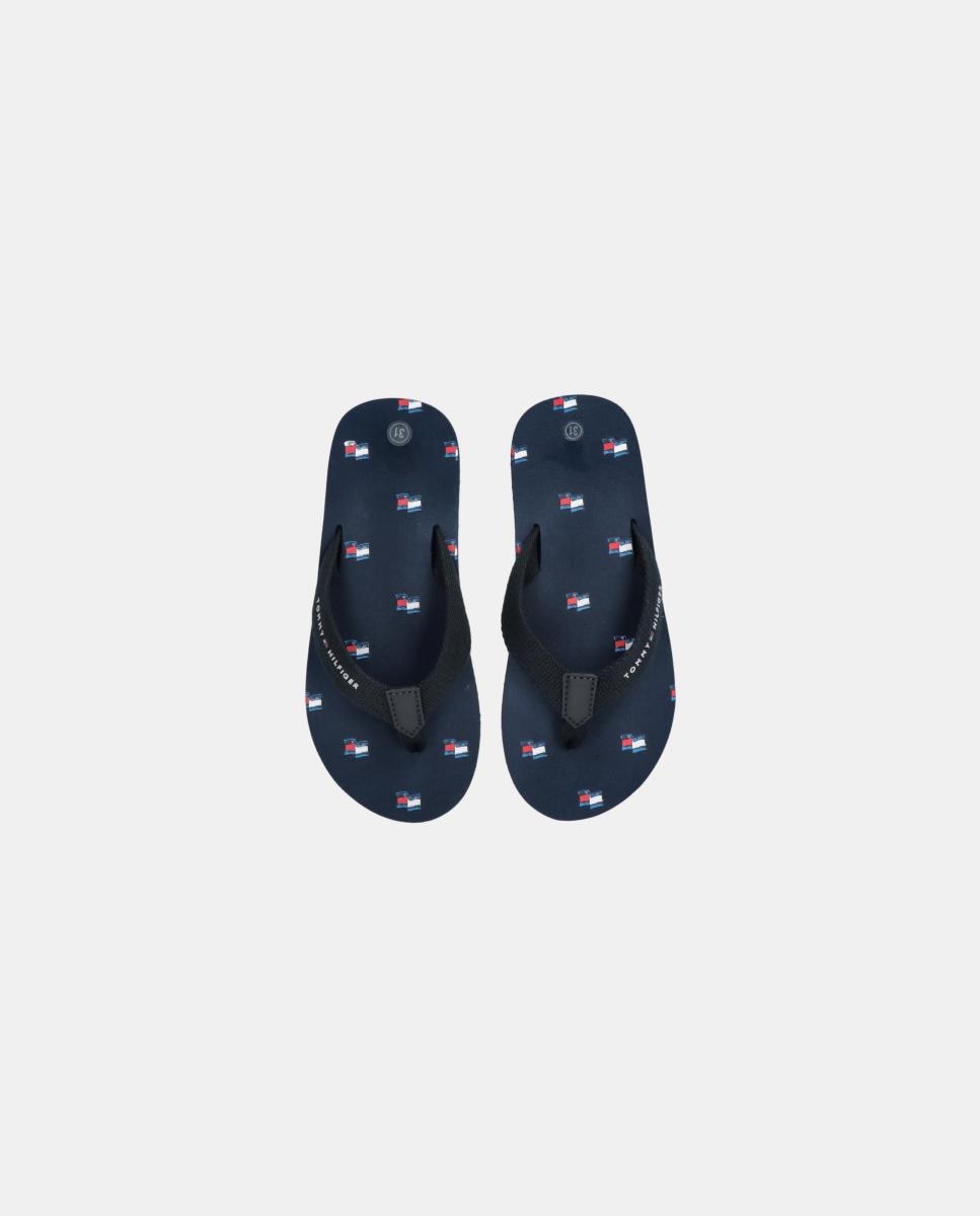 Chinelos de Banho Estampados Tommy Hilfiger Azul-marinho-4