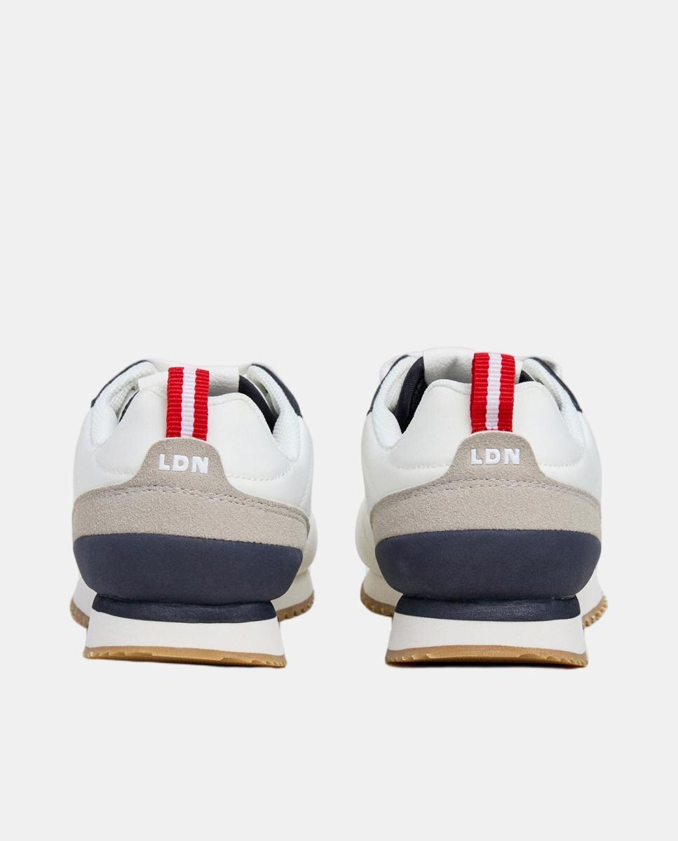 Sapatilhas Estilo Running com Detalhes Coloridos Pepe Jeans Branco-4