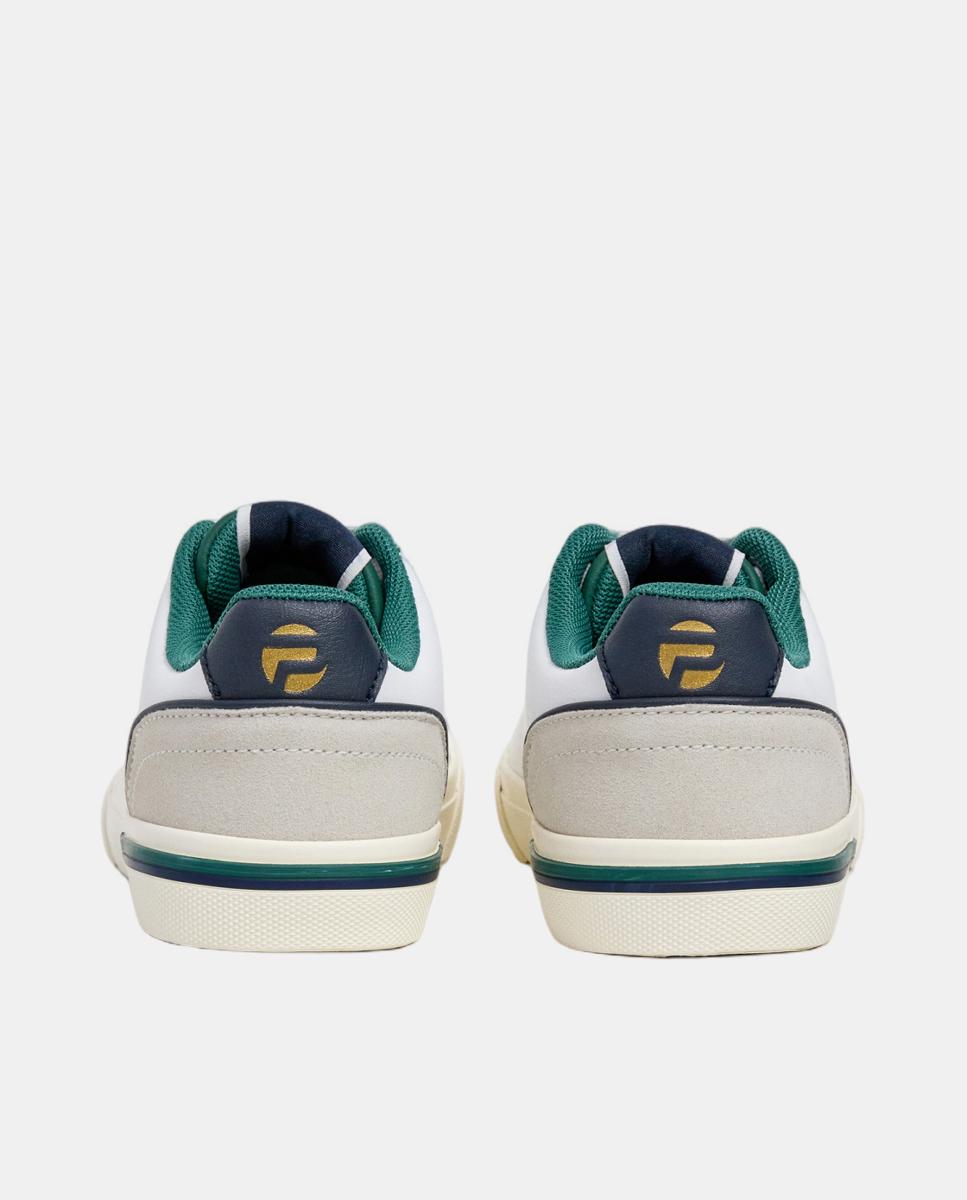 Sapatilhas Vulcanizadas de Corte Baixo com Detalhes em Contraste Pepe Jeans Branco-4