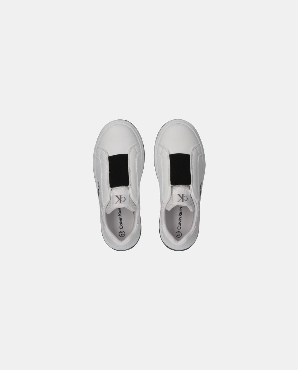 Sapatilhas com Elástico Calvin Klein Branco-3