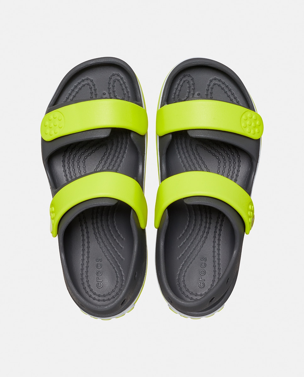 Socas de Criança Crocband Cruiser Sandal Cinzento-3