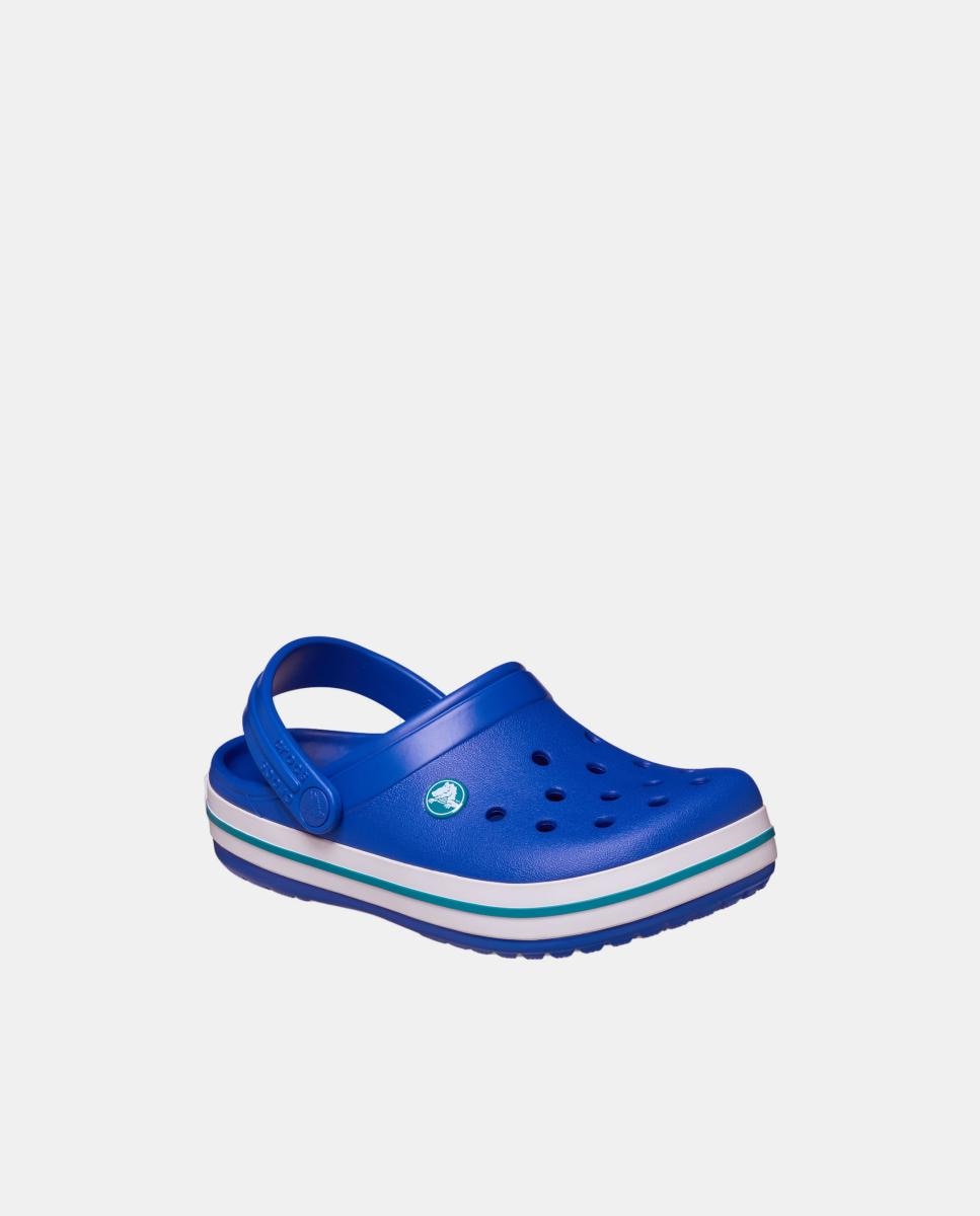Socas de Criança Crocband Clog Crocs Azulão-4