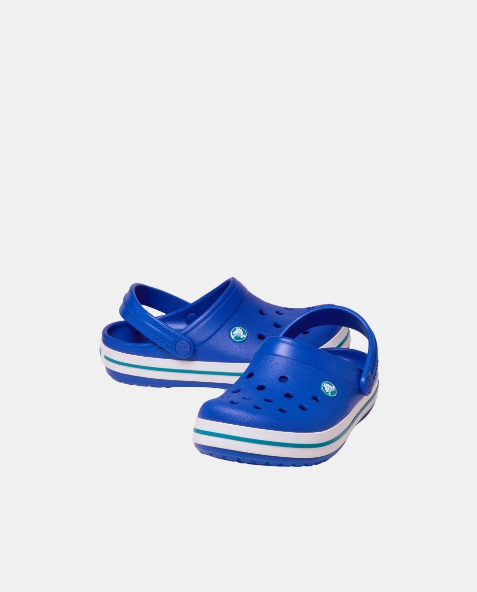 Socas de Criança Crocband Clog Crocs Azulão-5