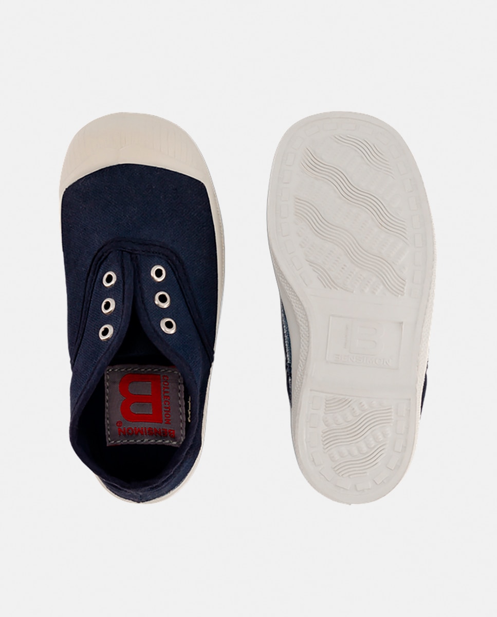 Sapatilhas de Lona Bensimon Azul-marinho-3