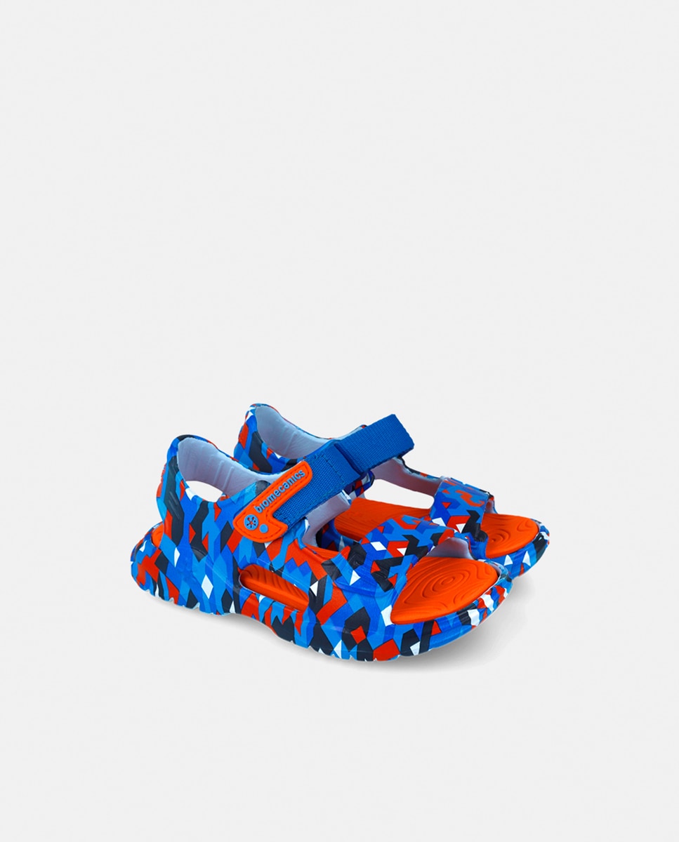 Sandálias Estampadas - Azul Biomecanics Azulão-2
