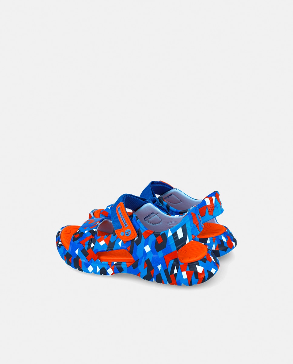 Sandálias Estampadas - Azul Biomecanics Azulão-3