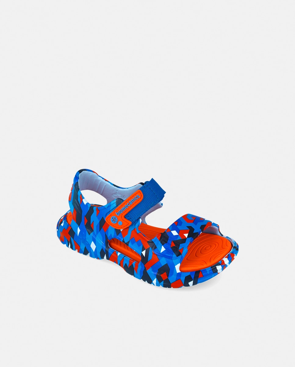 Sandálias Estampadas - Azul Biomecanics Azulão-4